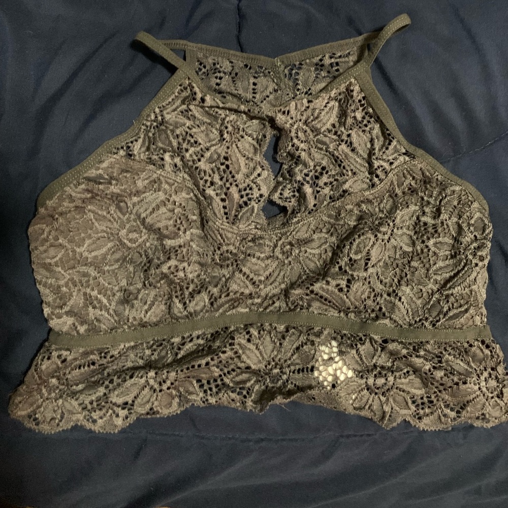 Bralette brand new charcoal grey. Super comfy.